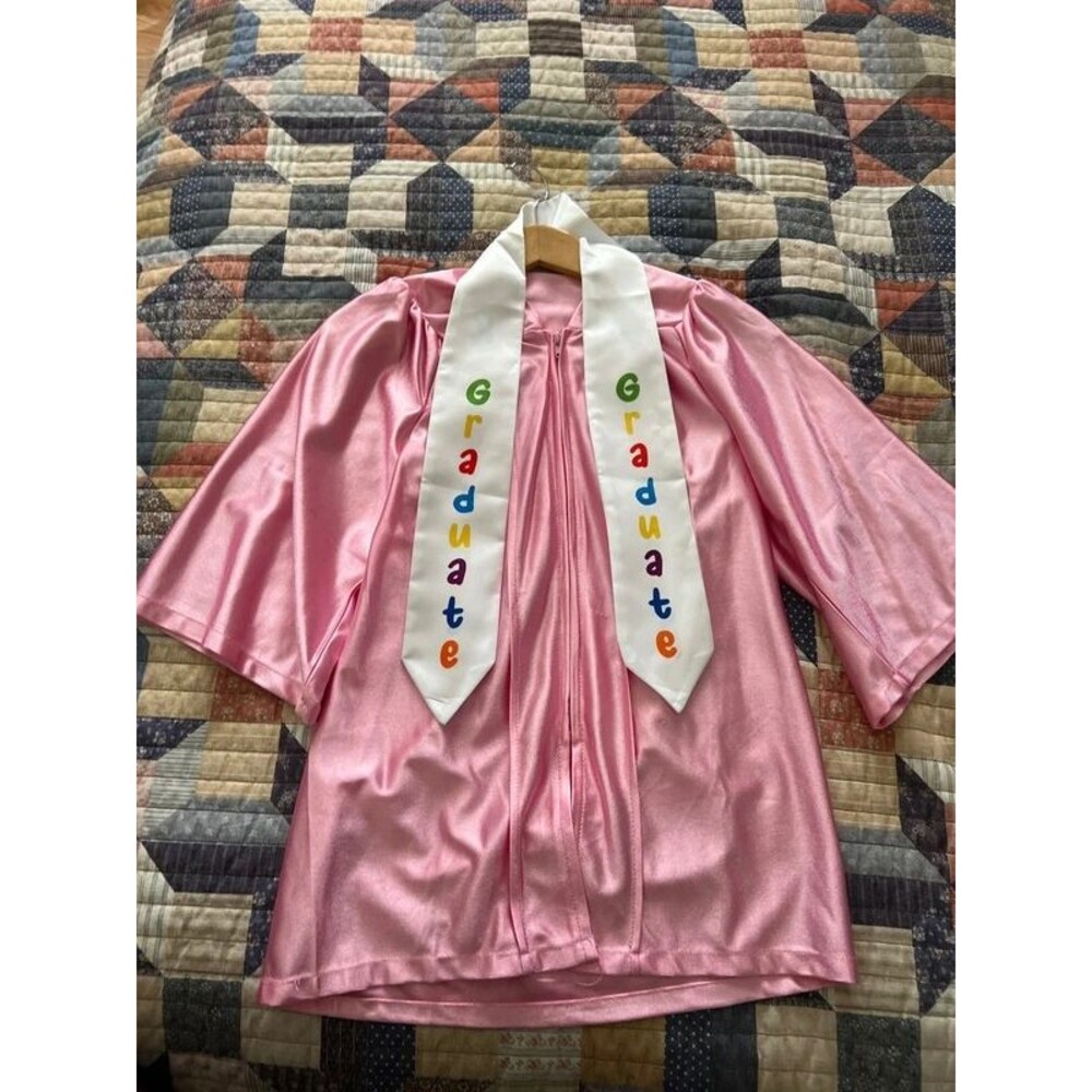 Pink Kindergarten Graduation Gown 💗